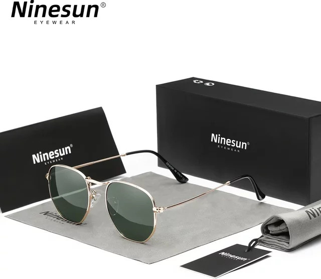 Ninesun Sonnenbrille, rund, Vollrand, Metall, Unisex - Bild 1