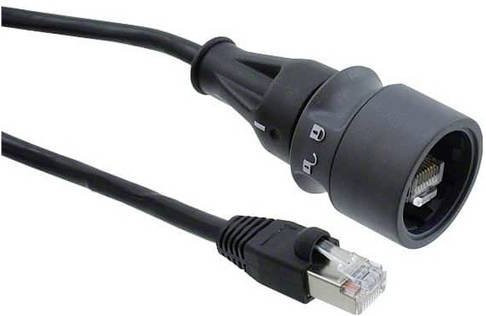 Bulgin Ethernet-Kabel Schwarz PXP6037/3M00 Bulk - Bild 1