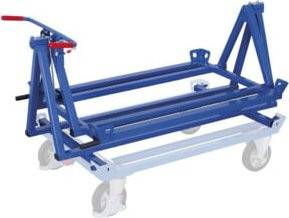 Cordes Kippaufsatz für Fahrgestell aus Stahl in Blau B/T/H: 159,5 x 87,0 x 70,0 cm - Bild 1