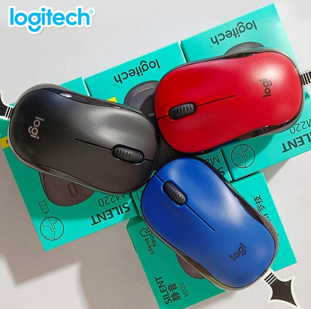 Logitech M220 kabellose Maus für Laptop und Büro in geräuschloser Ausführung - Bild 1
