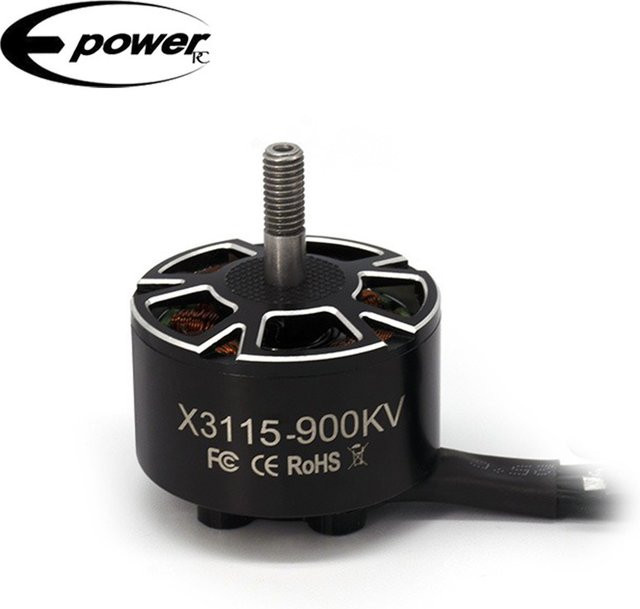 E-PPWER 3115-900kv bürstenloser Motor für 6S 10 Zoll FPV RC Multi Kopter und Racing Drohnen in Schwarz - Bild 1