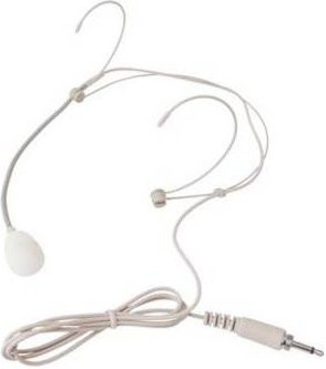 Omnitronic Headset Sprach-Mikrofon UHF-200 HS in Weiß - Bild 1