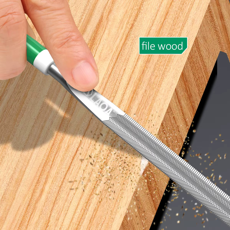 LAOA Diamantfeilen-Set für Schmuckherstellung und DIY-Handwerk aus Stahl und Holz, 6-teilig - Bild 4
