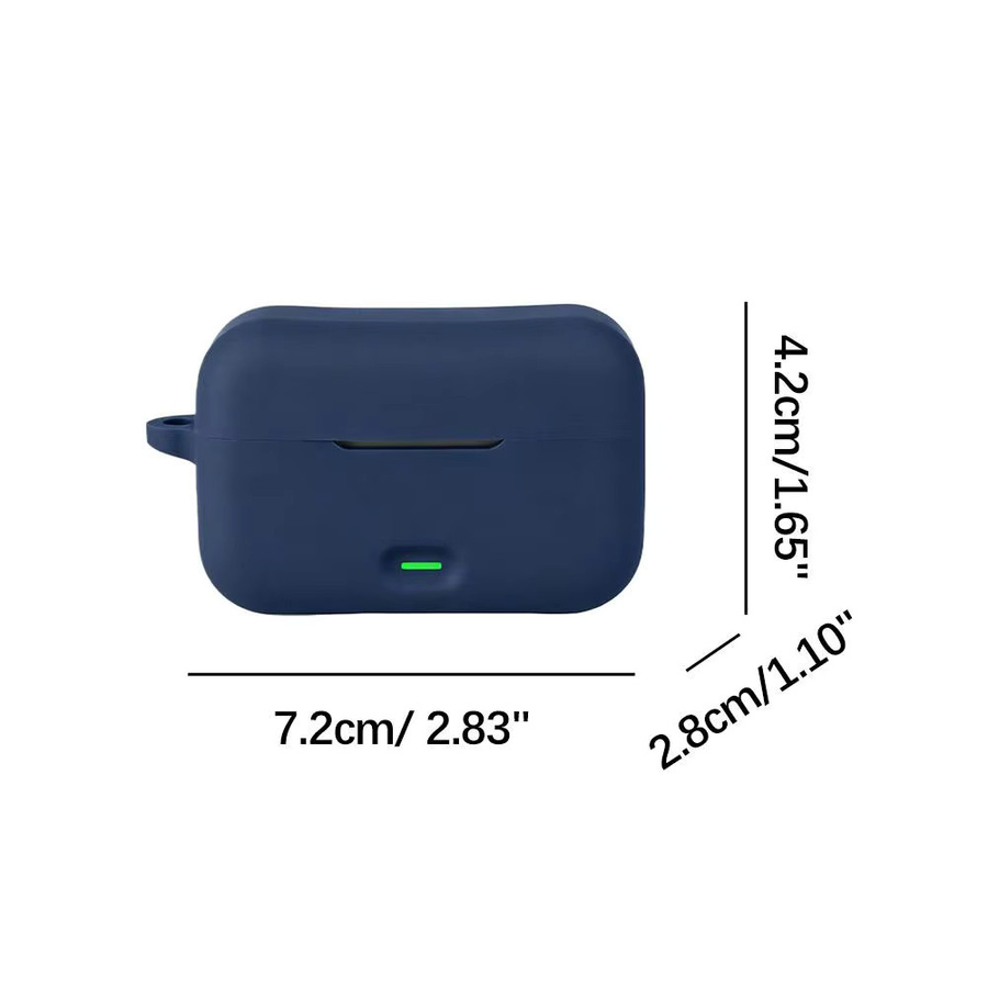 Stoßfeste Silikon-Schutzhülle für Realme Buds T500 Pro Ladehülle in Blau - Bild 4