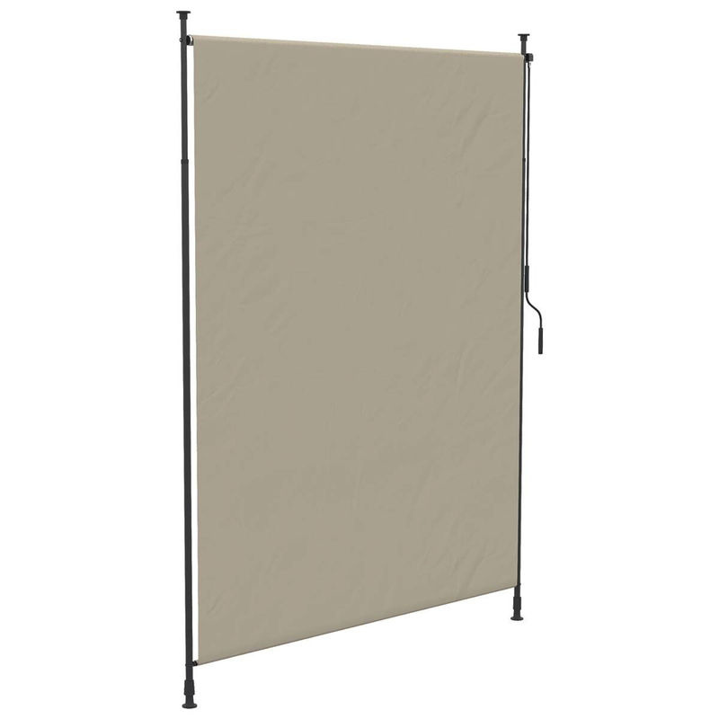 Outsunny Senkrechtmarkise Sand mit Kurbel aus Aluminium und Polyester, B/H: 200 x 290 cm - Bild 4