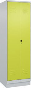 C+P PSA Doppel-Spind Classic PLUS mit Sockel und 2 Abteilen, Lichtgrau, B/T/H: 195 x 60 x 50 cm - Bild 1