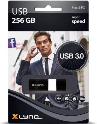 Xlyne USB 3.0 Wave USB-Stick 256GB in Schwarz oder Weiß - Bild 1