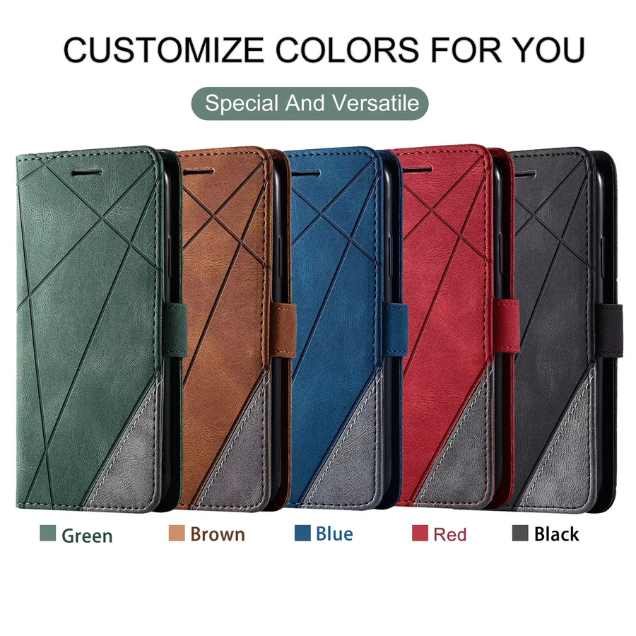 Lederetasche mit Flip-Funktion für Samsung Galaxy A11 A21 A31 A41 A51 A71 A81 A91 A10 A20 A40 A50 A70 S Serie als Brieftasche und Standhalterung in Braun - Bild 6