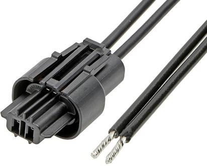 Molex Buchsengehäuse-Kabel in Schwarz mit 2 Rastermaß 3.60mm - Bild 1