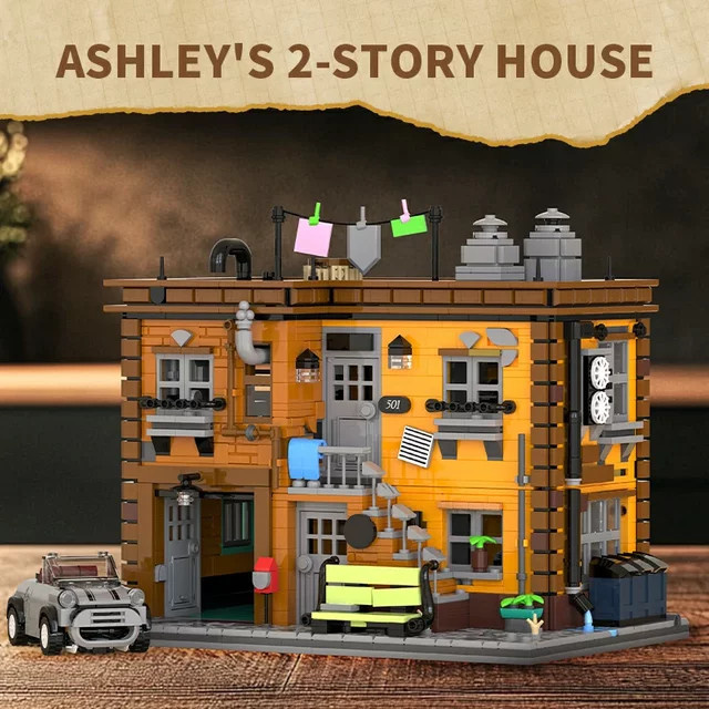 Ashley's 2-stöckiges Haus, Baustein-Set, 2284 Teile, ab 14 Jahren - Bild 1