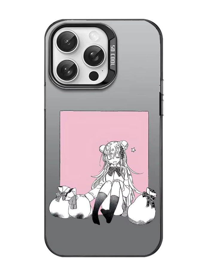 H-Happy Sugar Life Anime Handyhülle für iPhone 11 bis iPhone 17 Pro Max in Mehrfarbig Matt Metallic Aurora - Bild 5
