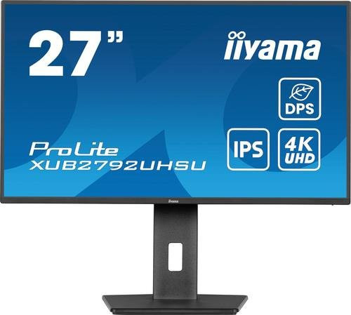 Iiyama ProLite XUB2792UHSU-B6 LED-Monitor, 27 Zoll, 4K UHD, IPS, Schwarz, HDMI, DisplayPort - Bild 2