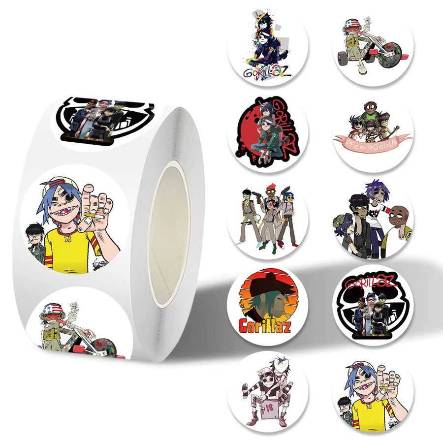 GOGOTU Gorillaz Band Cartoon Aufkleber, 500 Teile - Bild 2