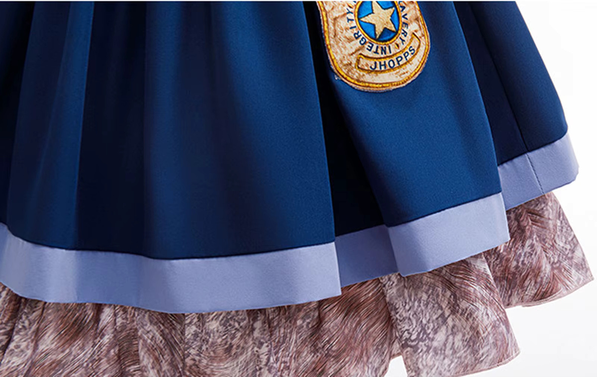 Disney Zootopia Judy Hopps Kaninchen-Offizier-Uniform-Kleidanzug, Rollenspiel - Bild 4