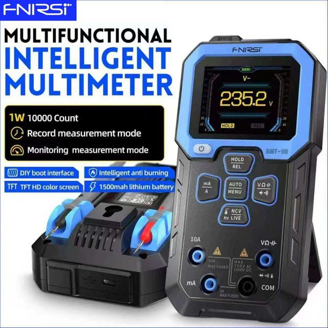 FNIRSI DMT-99 Digitales Multimeter mit 9999 Anzeigen Präzisionsmessgerät für die automatische Messung und elektronische Reparaturwerkzeuge - Bild 1