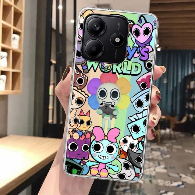 Dandys World Silikon Handyhülle für Xiaomi Redmi Note 14 13 12 11 Pro Plus 10 5G Multicolor - Bild 1
