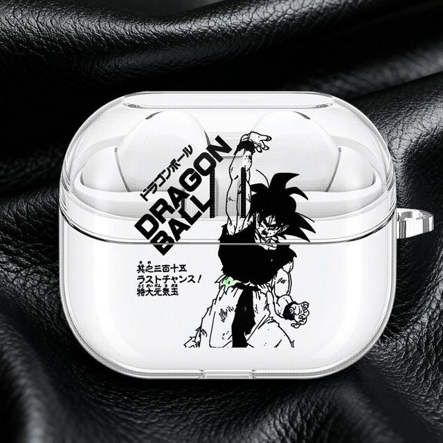 Dragon Ball Z Goku transparente Kopfhörerhülle mit Haken für Samsung Galaxy Buds 2 Pro, Live 2, 4 Pro, 3 Pro, 3 FE und 4 Pro - Bild 1