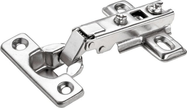 Hettich Mini-Scharnier verdeckt, Nickel plattiert, Farbe Silber - Bild 1
