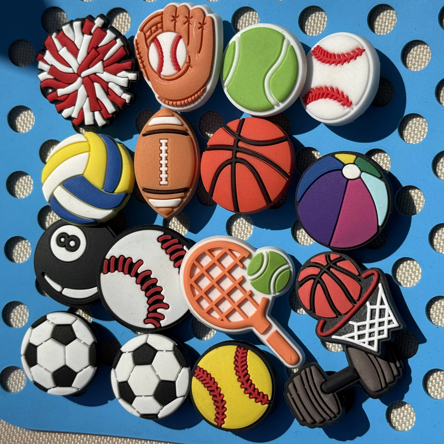 Happye&TiTi Charms, Fußball Basketball Tennis, Kinder, PVC - Bild 2