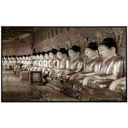 papermoon EcoHeat Infrarotheizung Chinesische Figuren Sepia in Bunt mit Matt-Effekt, App-Steuerung und Überhitzungsschutz - Bild 2