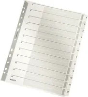 Leitz Zahlenregister A4 in Grau und Transparent - Bild 1