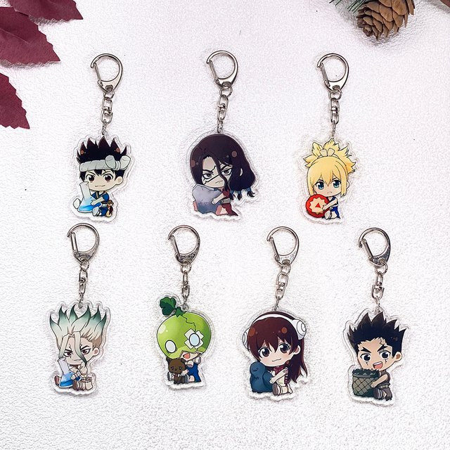 Potdemiel Schlüsselanhänger Anime-Figuren, Acryl, Unisex - Bild 1