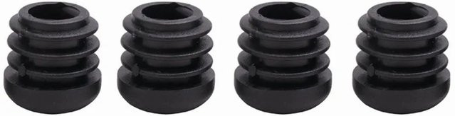 Siena Garden Fußkappen-Set Universal für Geflechtmöbel rund Schwarz Ø 21 mm - Bild 1