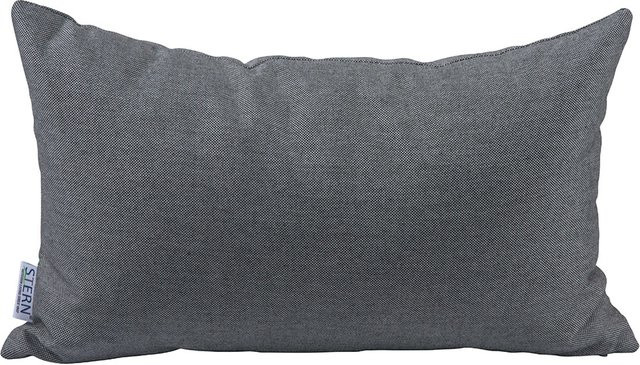Stern Dekokissen in Seidengrau aus 100% Polyester, B/H: 35 x 55 cm - Bild 1