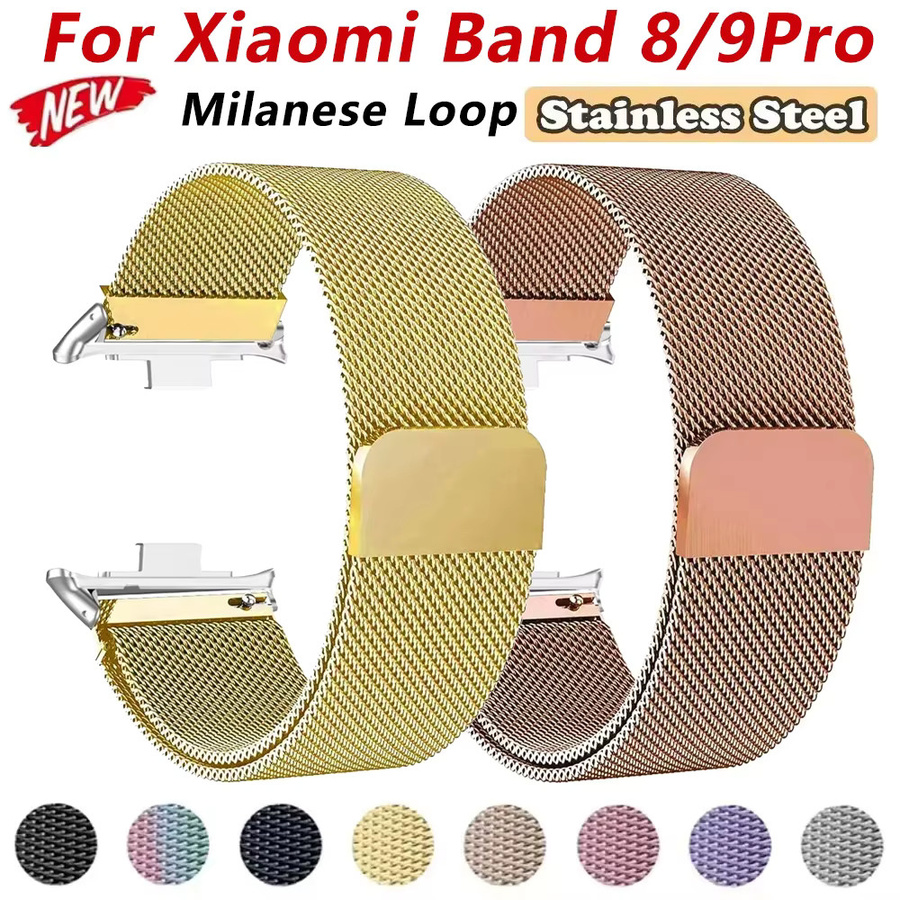 yunfook Uhrenarmband Milanaise, Edelstahl, Unisex - Bild 2