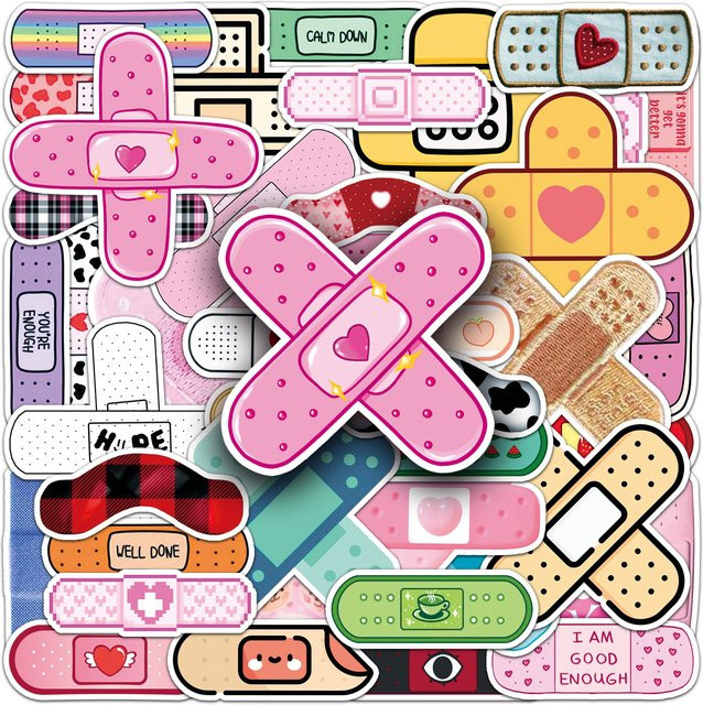 Bunte Cartoon Aufkleber Set wasserfeste Dekoration für Laptop Telefon und Gepäck in Multicolor - Bild 1