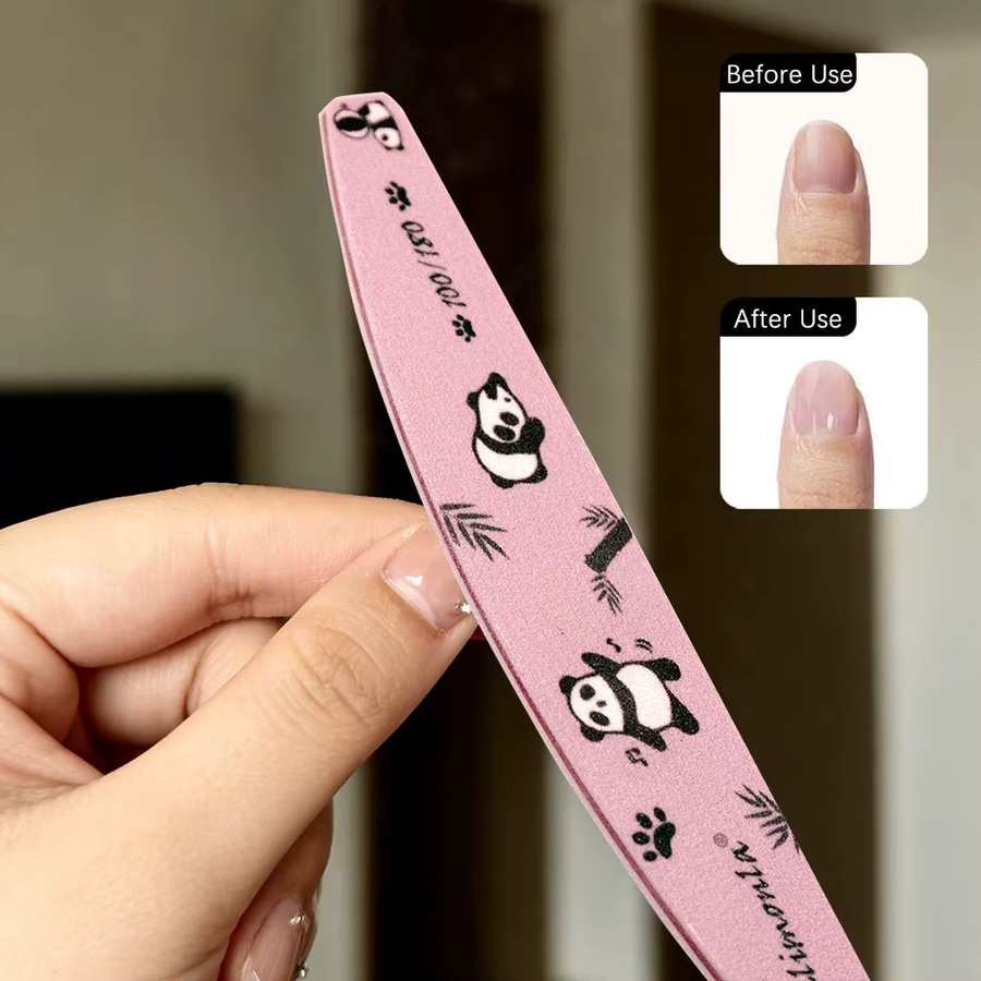 klimonla Panda-Nagelfeilen, 80-240 Körnung, Unisex - Bild 2