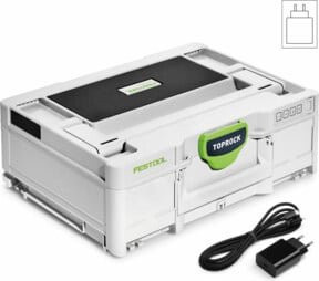 Festool TOPROCK SYS3 BT20 M 137 Bluetooth Lautsprecher mit USB-C und Powerbank-Funktion in Weiß - Bild 1