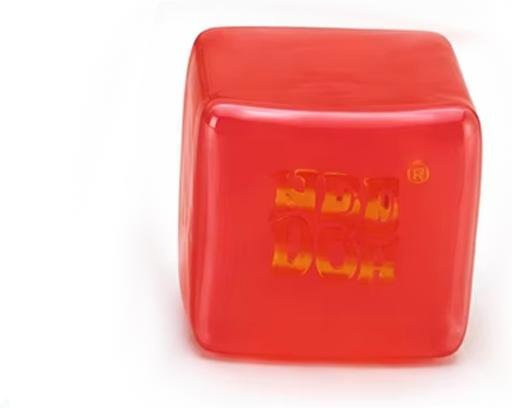 NeeDoh leuchtender Eiswürfel Knetspielzeug, rot - Bild 1