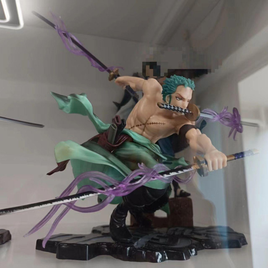 JT studio One Piece Roronoa Zoro Sitzend PVC Modell Spielzeug 25 cm - Bild 2