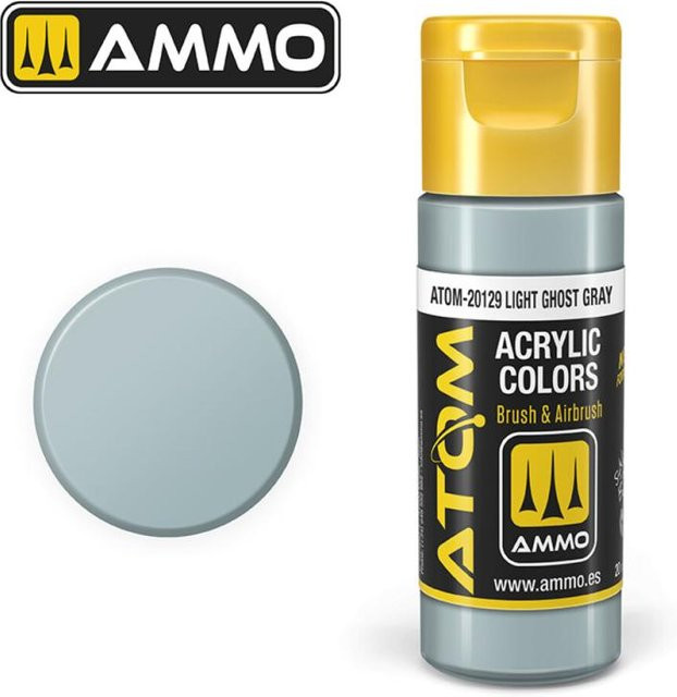 AMMO by MIG Jimenez Atom Color Light Ghost Gray, Grau - Bild 1