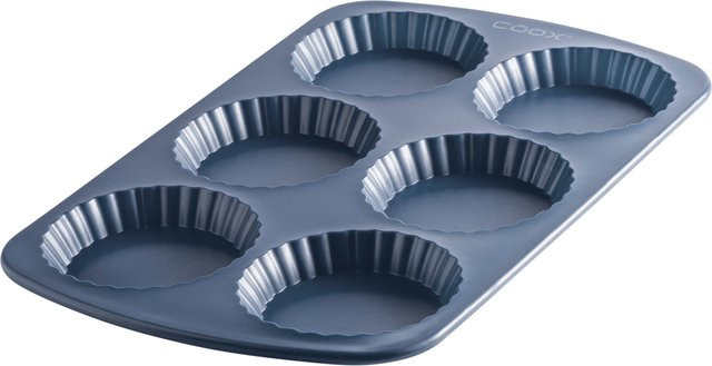 COOX Tarteletteform aus Metall, Blaugrau, B/T/H: 34 x 21,8 x 1,8 cm - Bild 1
