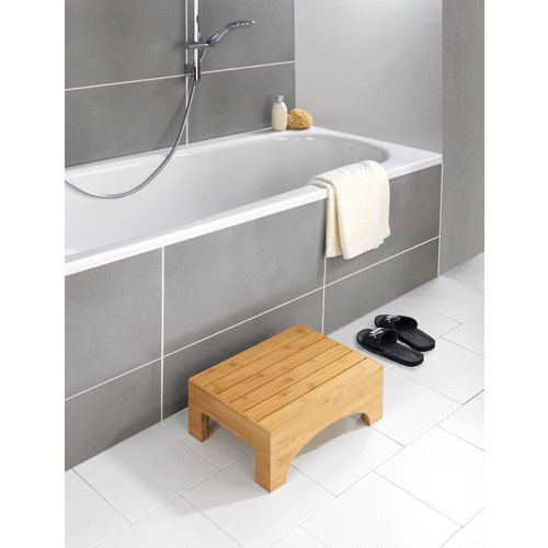 WENKO Badschemel Bambusa aus Bambus in Braun, B/H/T: 40 x 15 x 30 cm - Bild 2