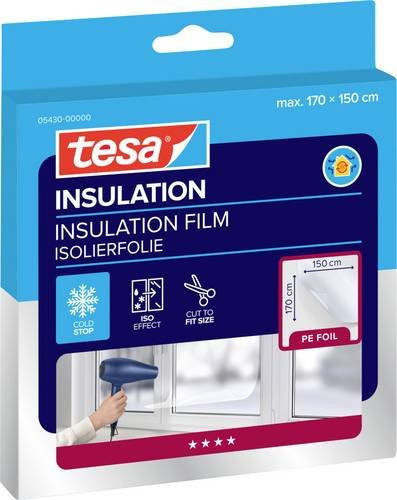 tesa tesamoll Thermo Cover Isolierfolie transparent B: 150 cm, L: 170 cm - Bild 1