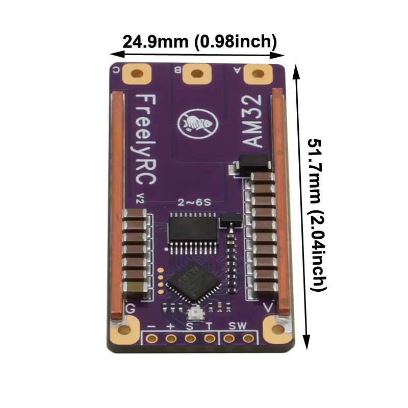 YUENHOANG ESCape32 ESC, Zubehör, Metall, Schwarz, 1-teiliges Set - Bild 2