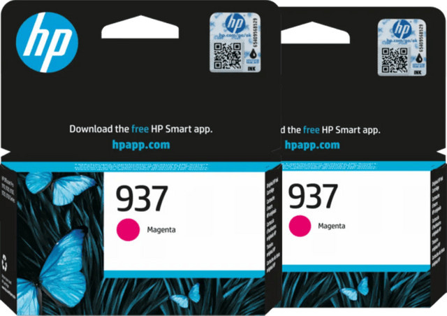 HP 937 Tintenpatrone Magenta Pink 2er-Pack für Inkjet-Drucker - Bild 1
