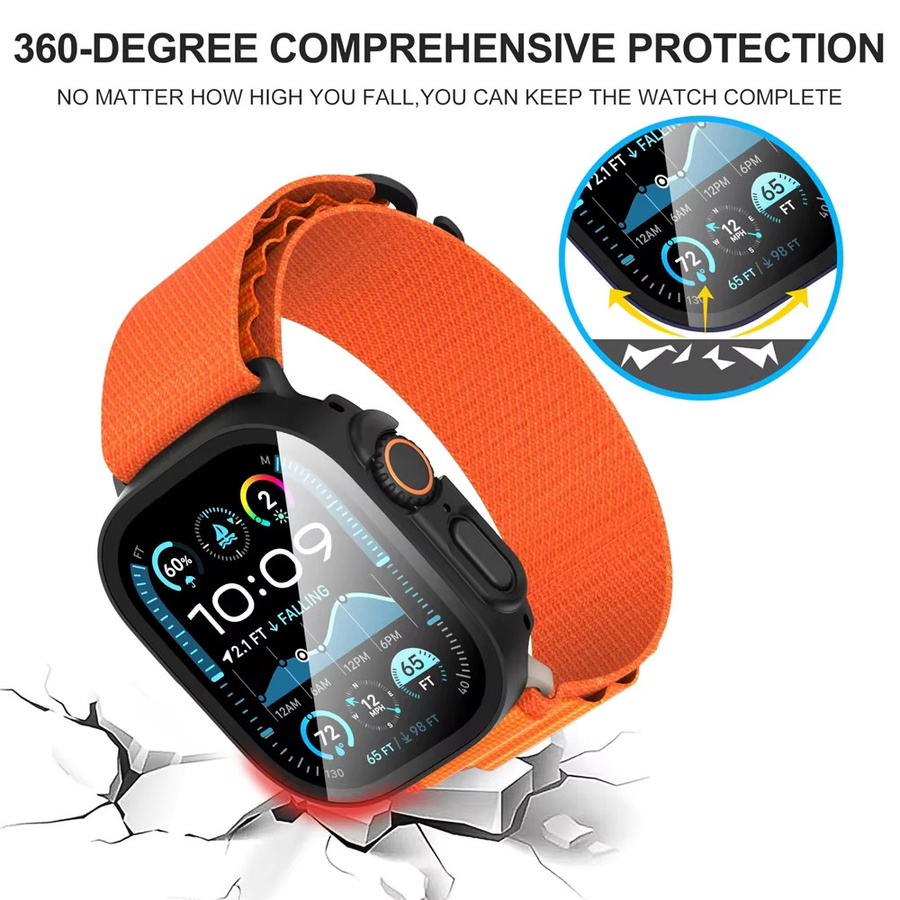 Apple Watch Ultra 2 Zubehör, PC Bumper, Displayschutzfolie, 49 mm - Bild 4