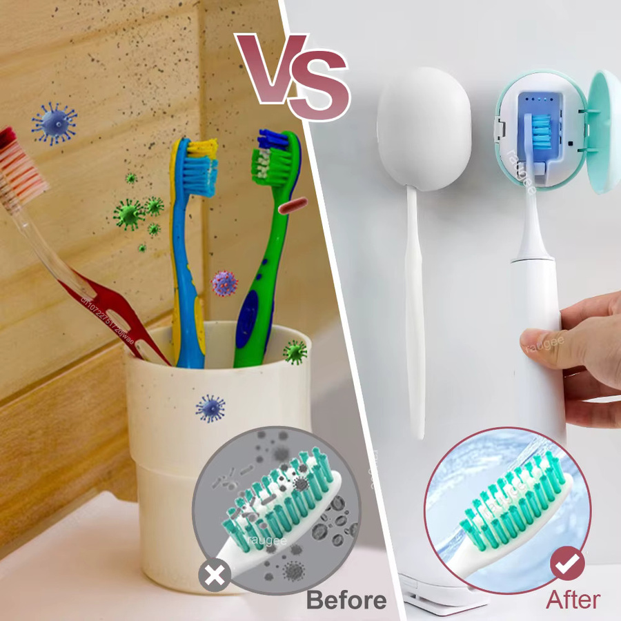 raugee Mini-Zahnbürsten-Sterilisator, weiß - Bild 2