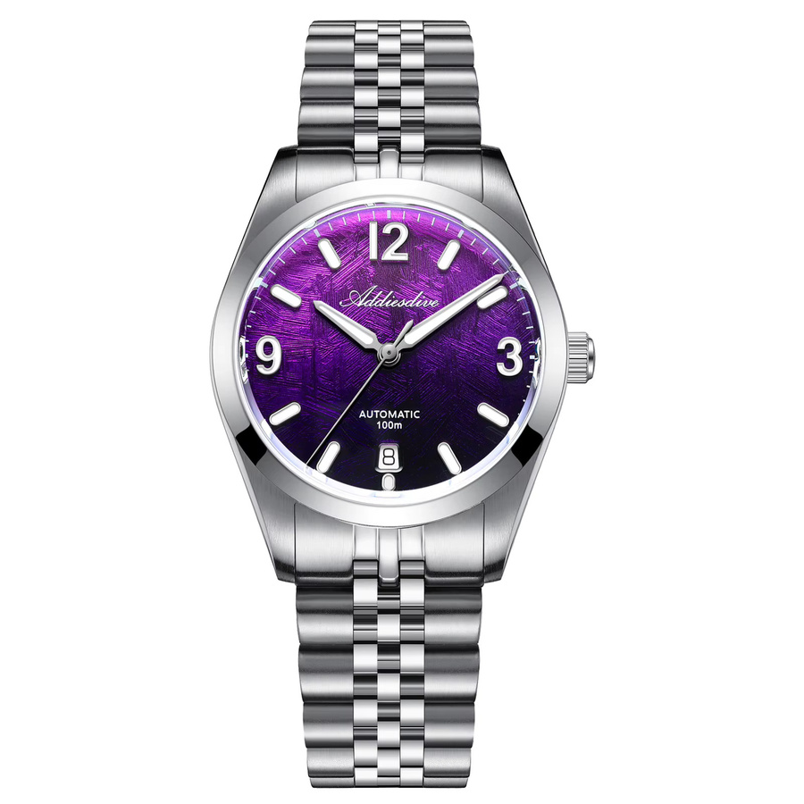 ADDIESDIVE Armbanduhr, Automatik, Edelstahl, Blau, Saphirglas, Herren - Bild 6