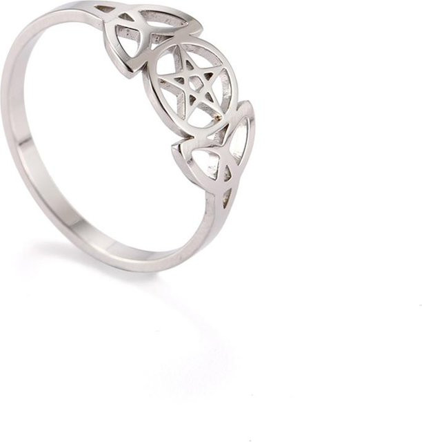 YULIN Ring Edelstahl, Schwarz, Damen - Bild 1