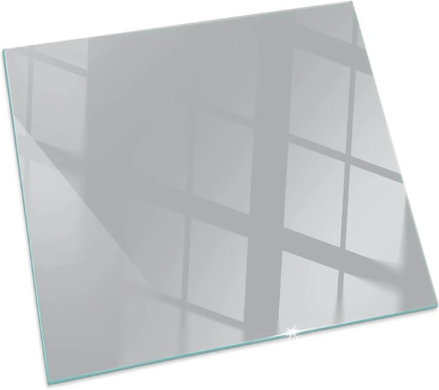Tulup Glasbodenplatte für Kaminöfen in Grau, B/T: 60 x 60 cm - Bild 1