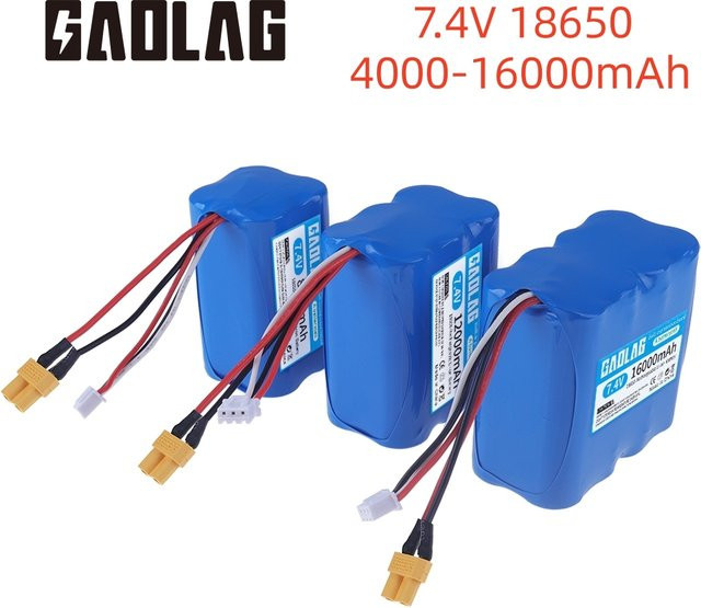 HUINA Li-Ion Akku 7,4 V 4000 mAh 2S mit XT30 Stecker und USB-C für HUINA RC Spielzeug Autos - Bild 1