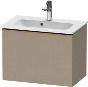 Duravit Waschtischunterschrank D-Neo Compact, wandhängend, Farbe: Braun/Beige, B: 61 cm, T: 37,2 cm - Bild 1