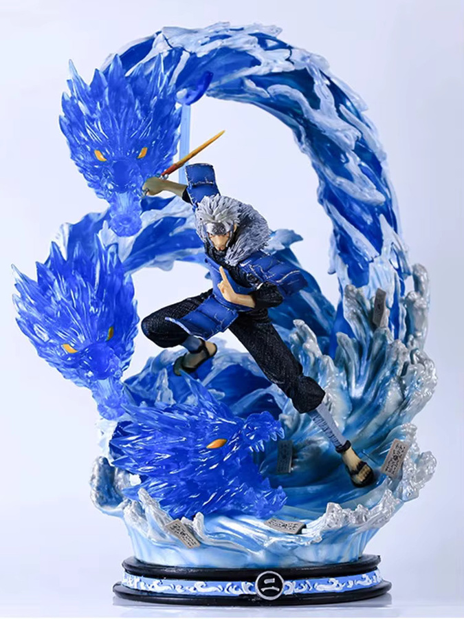 Bandai Naruto Senju Tobirama Figur, 43 cm, Kunststoff, Blau - Bild 3