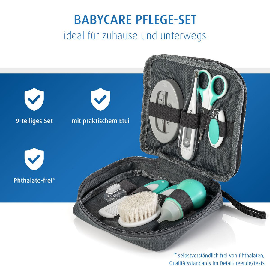 Reer BabyCare Plegeset, 9-tlg., Grau - Bild 5