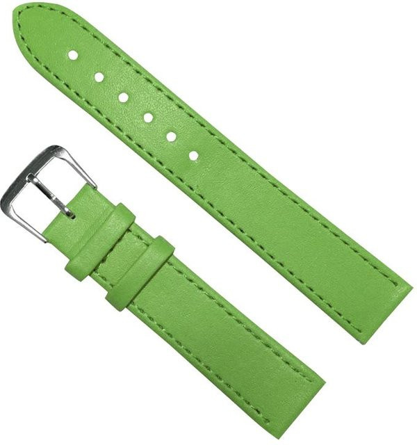 Home time Uhrenarmband Leder, grün, 206mm*16mm, Unisex - Bild 1